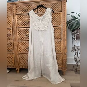 Magnolia Pearl ivory slip dress